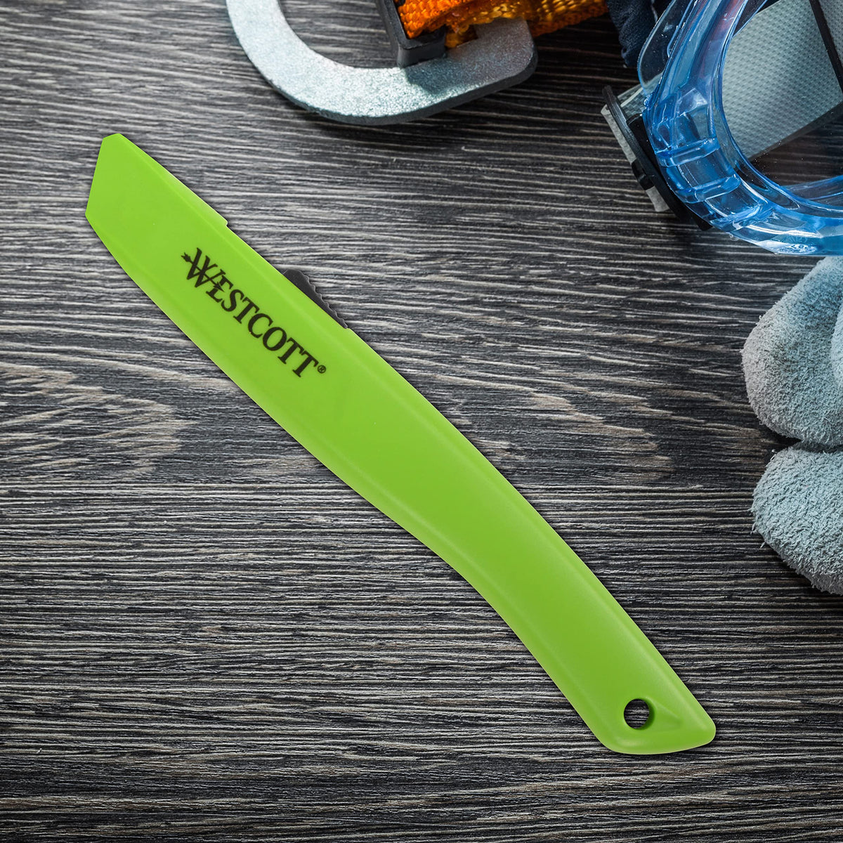 Westcott 17519 Full-Size Ceramic Blade Box Cutter, Retractable Utility Knife