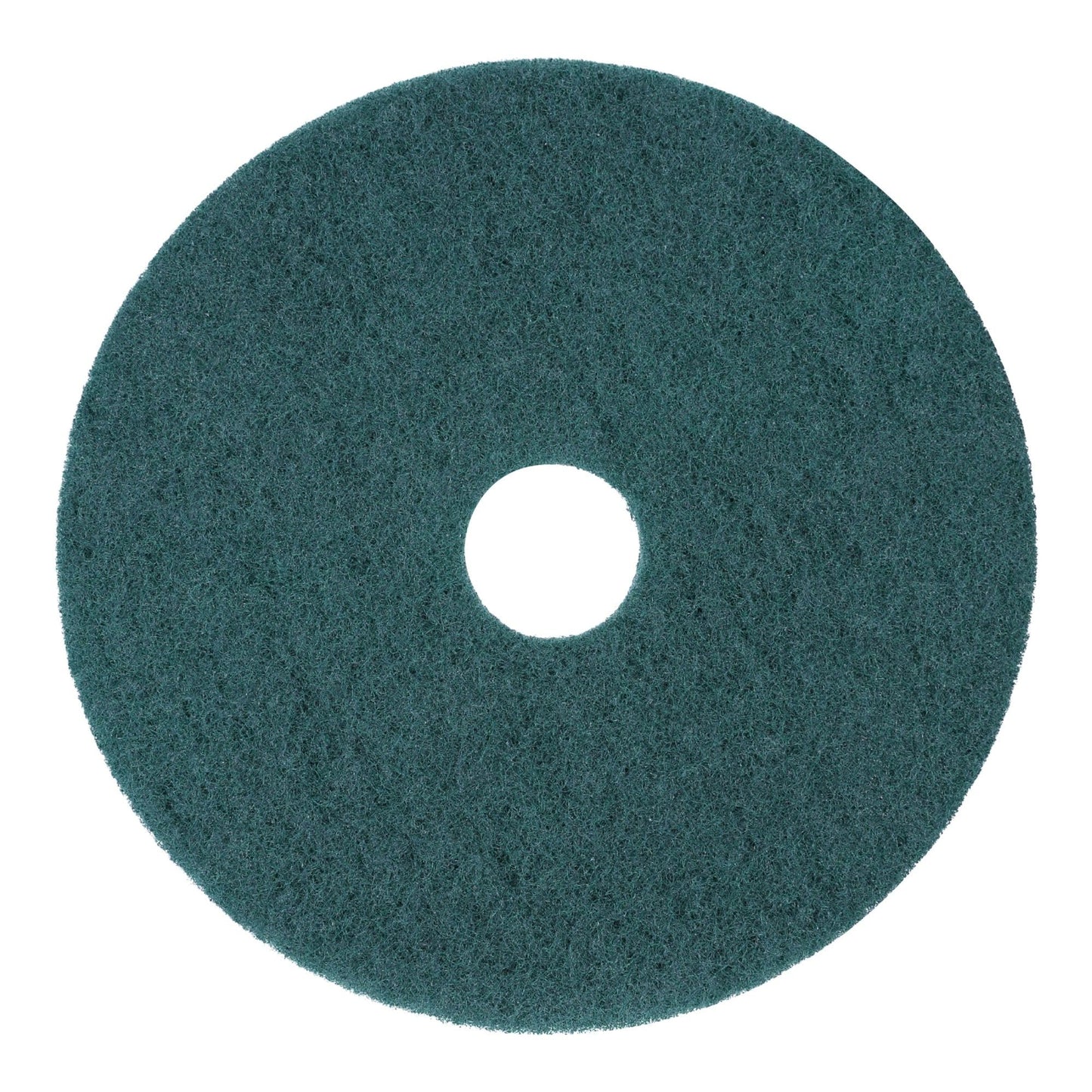 Boardwalk BWK4018GRE 18 in. Diameter Heavy-Duty Scrubbing Floor Pads - Green (5/Carton)