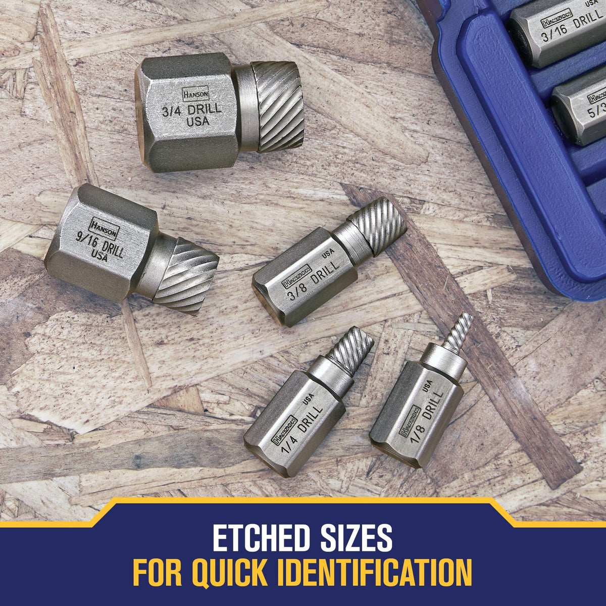 IRWIN Screw Extractor Set, Hex Head, Multi-Spline, 25-Piece (53227)