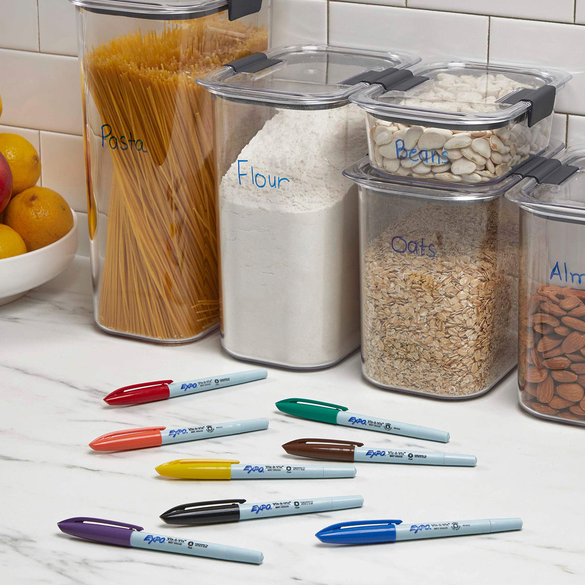 EXPO Vis-A-Vis Wet-Erase Overhead Transparency Markers, Fine Point, 12-Count