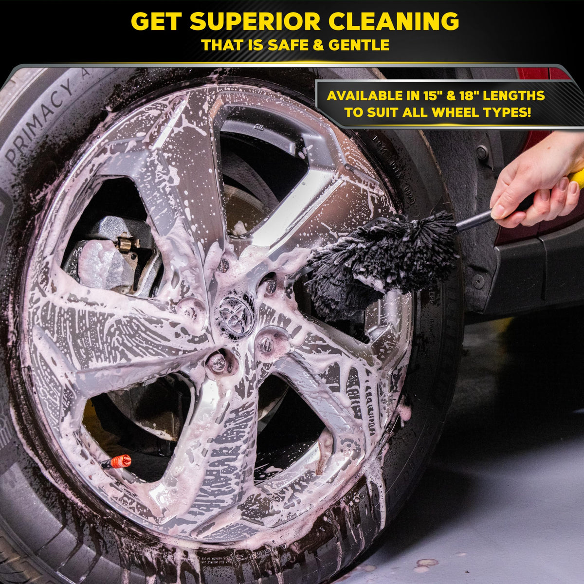 Meguiar's Supreme Wheel Brush, Medium - 1 Brush