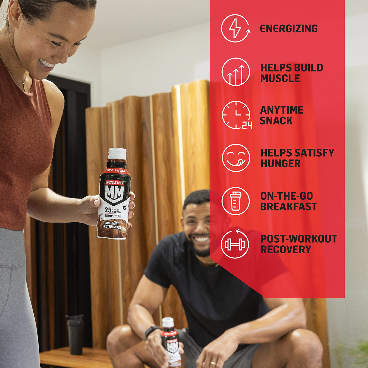 Muscle Milk Genuine Liquid Protein Shake, Vanilla CrÃ¨me, 25g Protein, 14 Fl Oz Bottle, 12 Pack