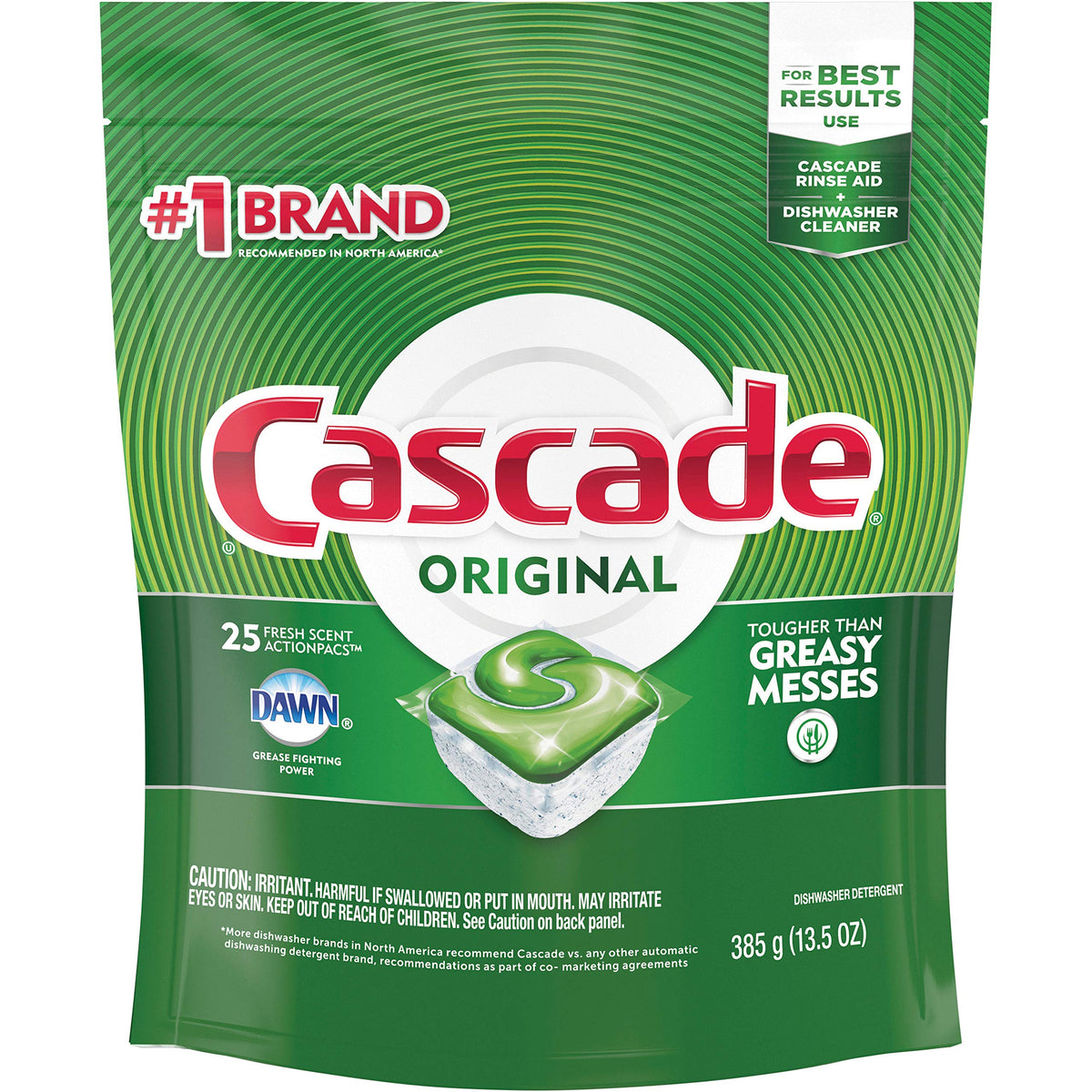 Cascade Original Detergent Pacs