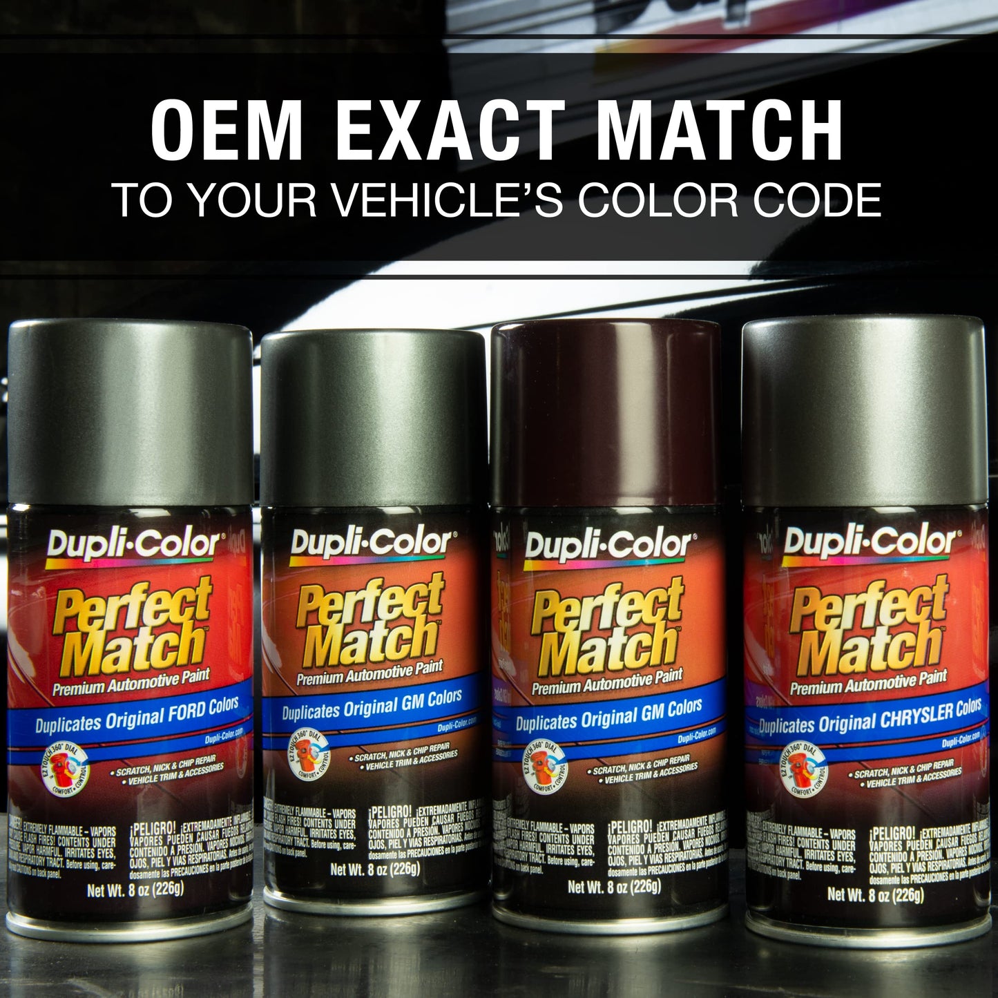 Dupli-Color BGM0398 Bright Red General Motors Exact-Match Automotive Paint - 8 oz. Aerosol