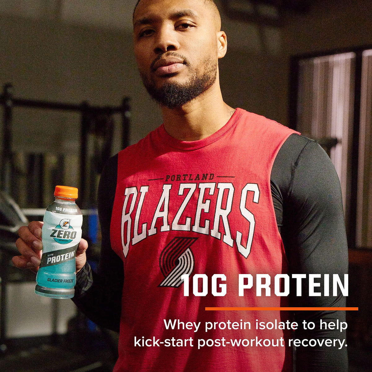 Gatorade Zero With Protein, 10g Whey Protein Isolate, Zero Sugar, Electrolytes, Grape, 16.9 Fl Oz, 12 Pack
