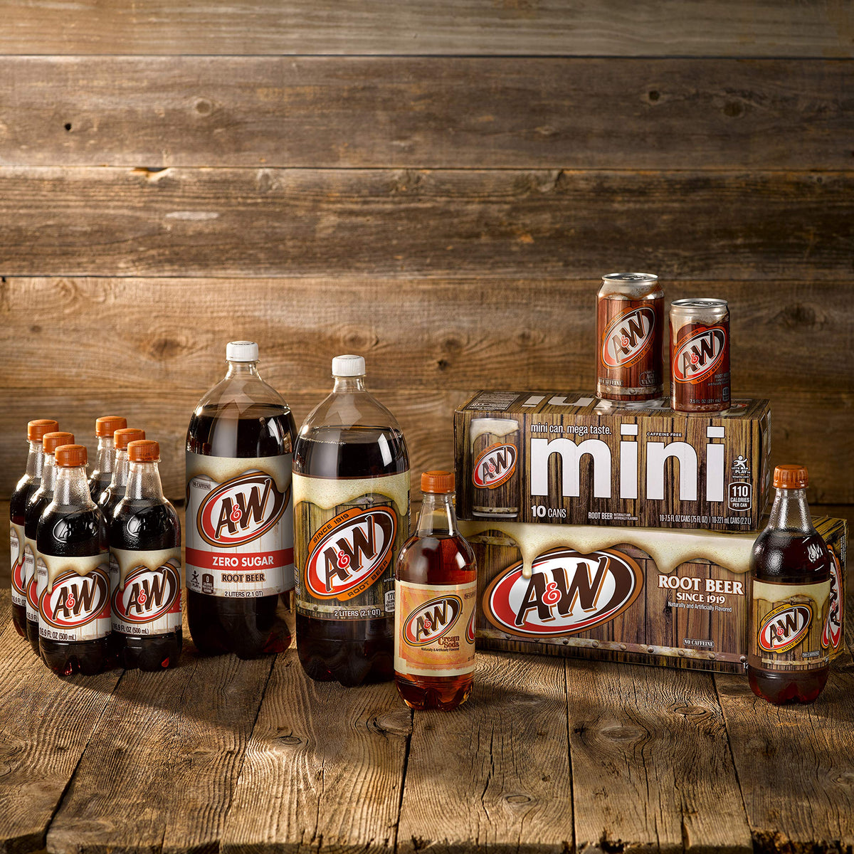 A&W Cream Soda, 12 fl oz cans, 12 pack