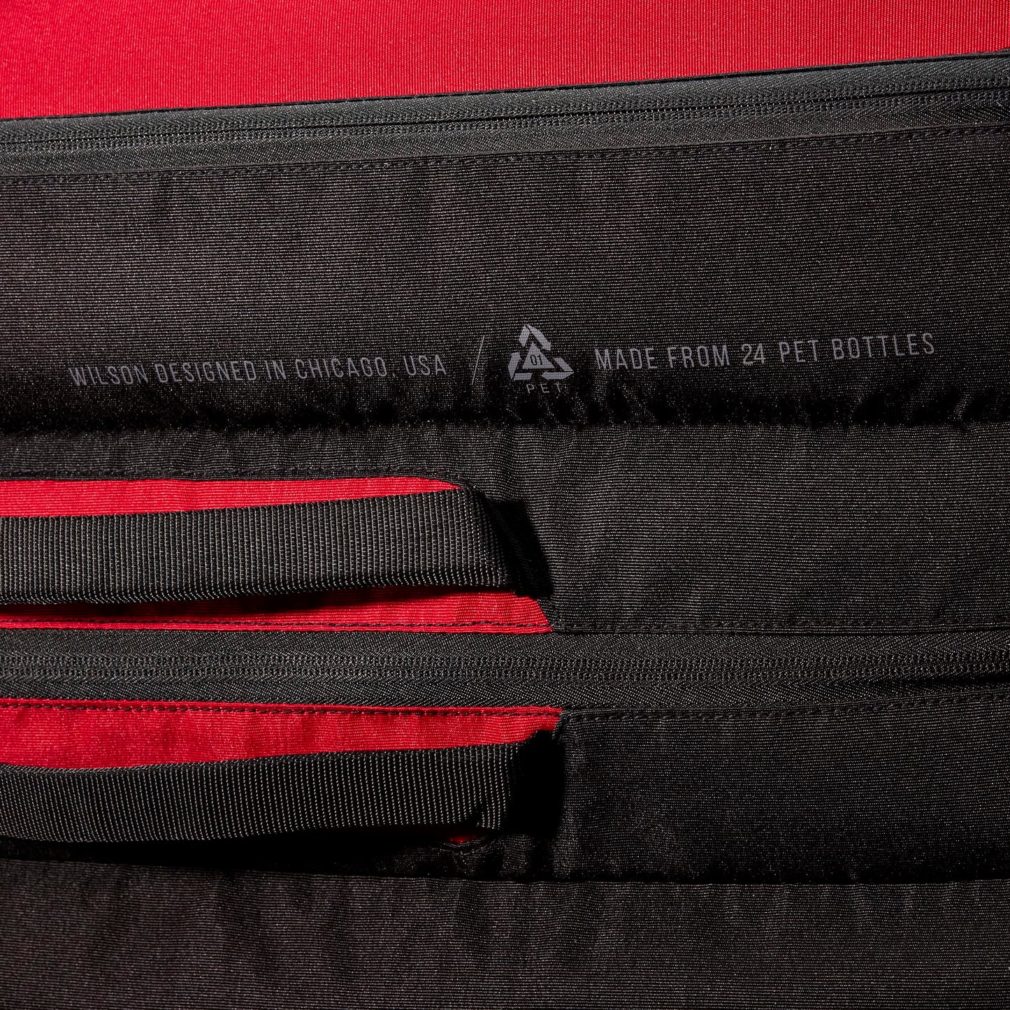 WILSON Clash V2 Super Tour Tennis Racket Bag - Red/Black, Holds up to 15 Rackets