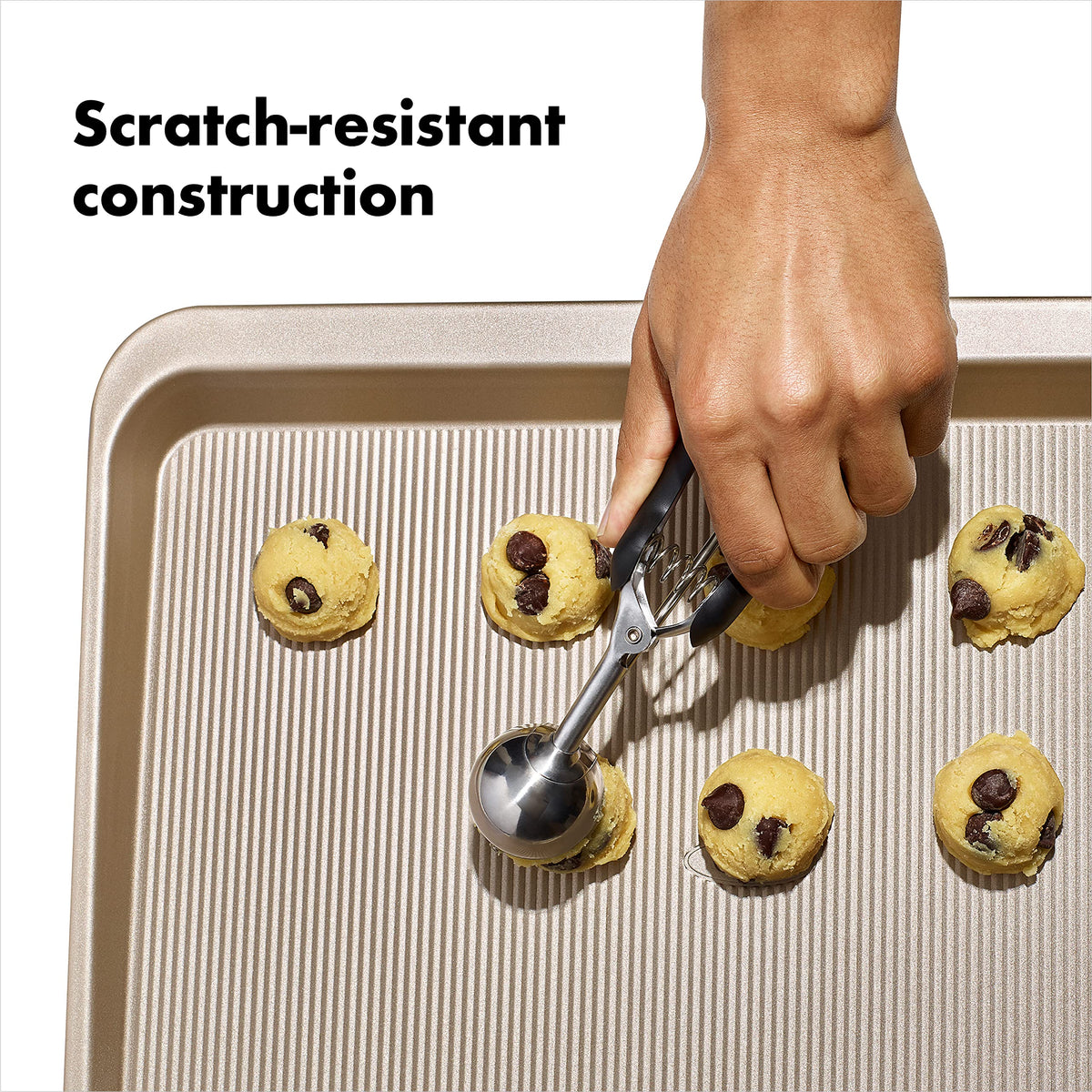 OXO Good Grips Non-Stick Pro Bakeware Cookie Sheet Gold 12.25-in x 17-in