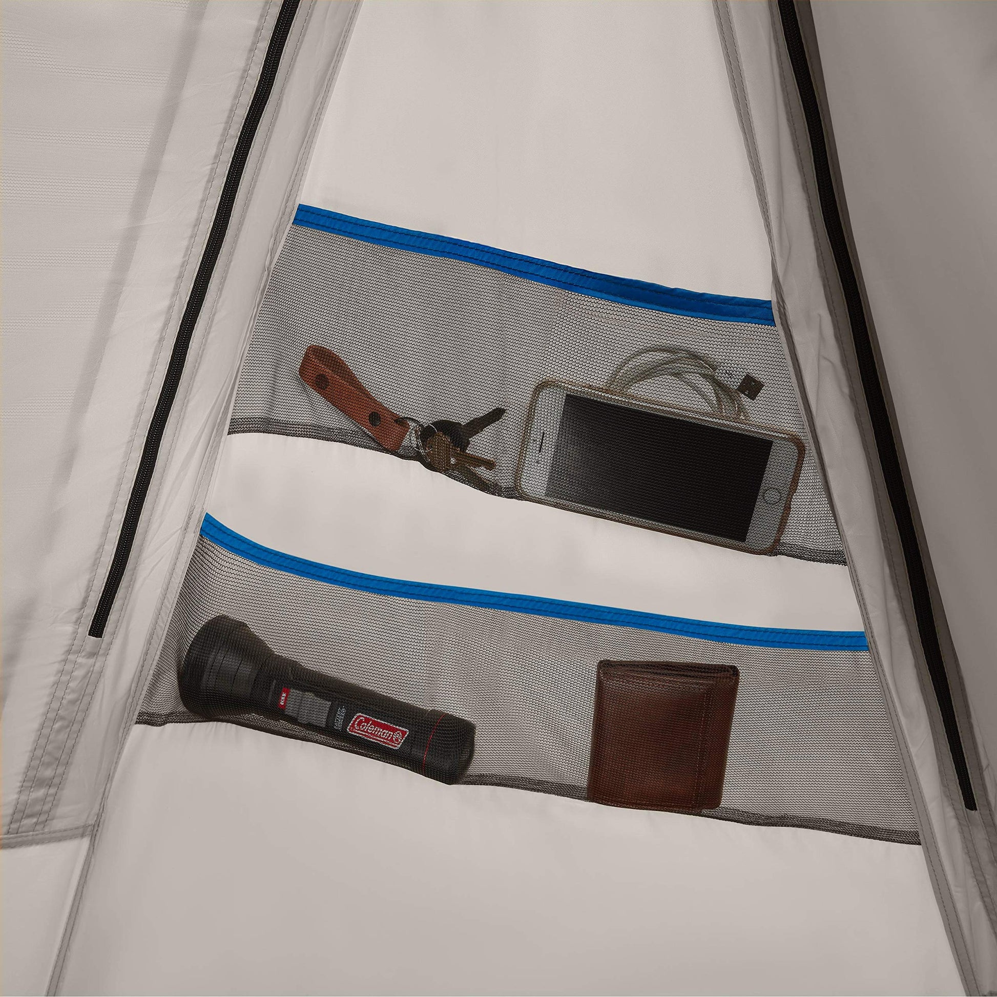 Coleman Cabin Camping Tent with Screened Porch 4/6 Person Weatherproof Tent with Enclosed Screened Porch Option Includes Rainfly Carry Bag Extra Storage and 10 Minute Setup