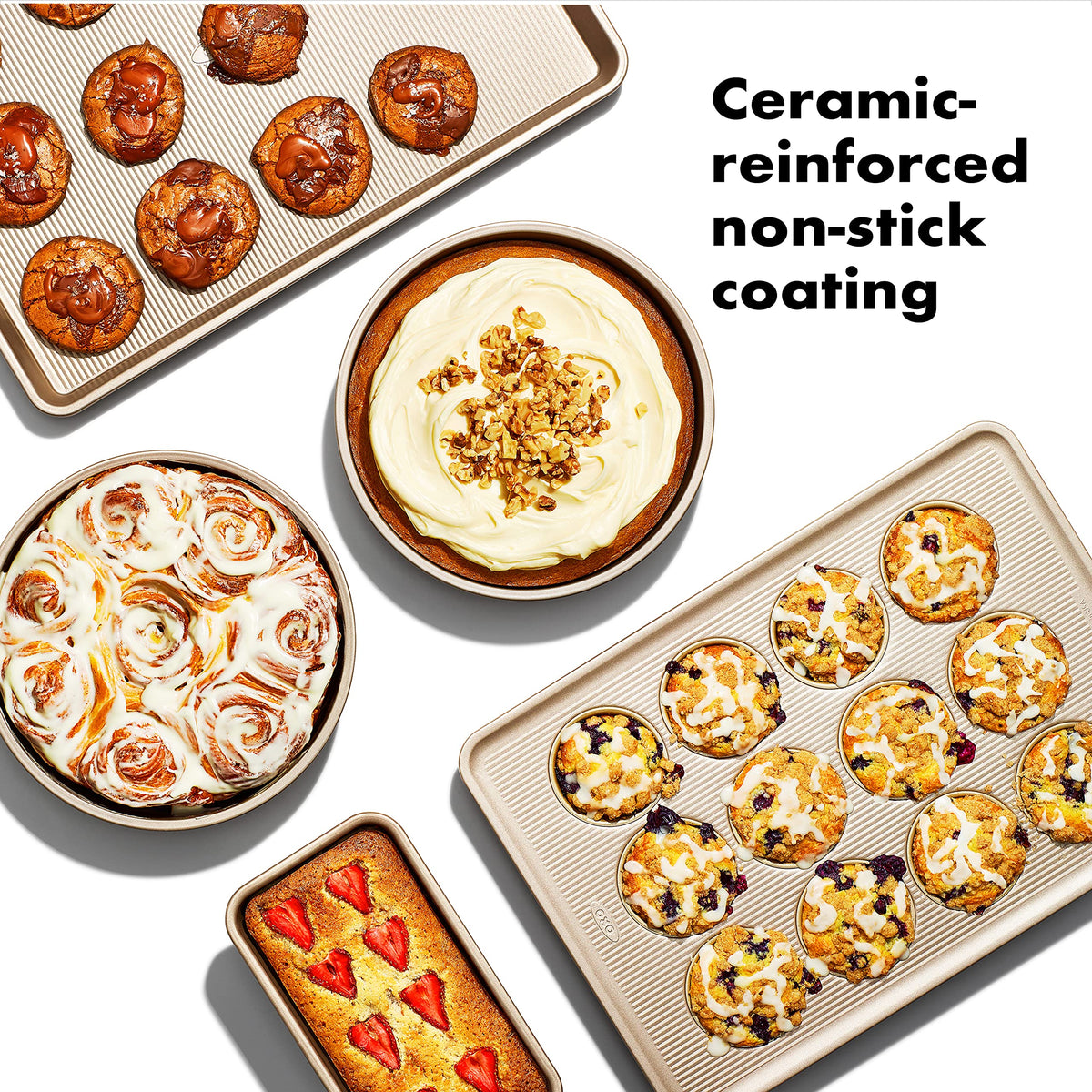 OXO Good Grips Non-Stick Pro 5-Piece Baking Pan Set