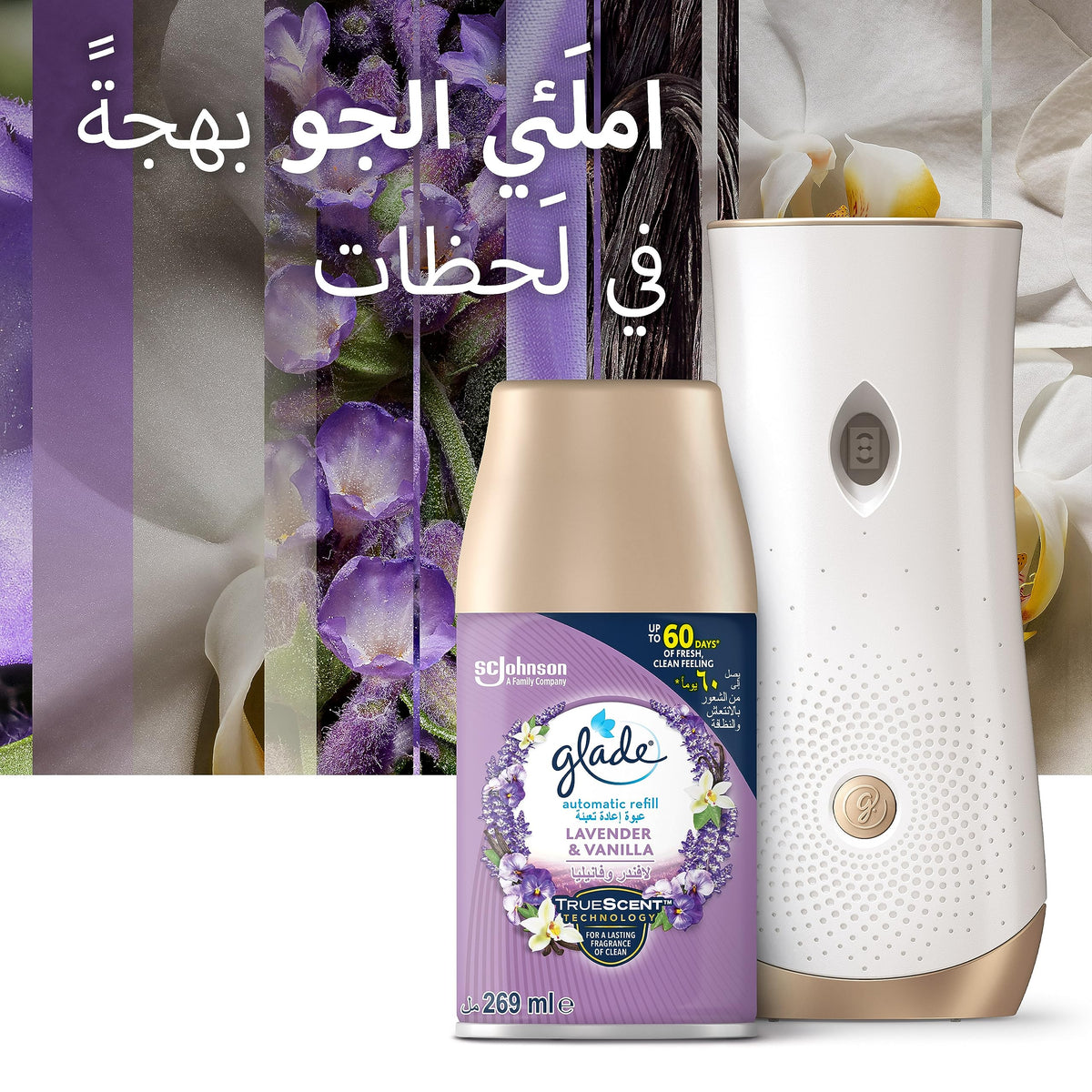 Glade Automatic Spray Refill 175G (269Ml) Lavender Package May Vary) Pack of 3
