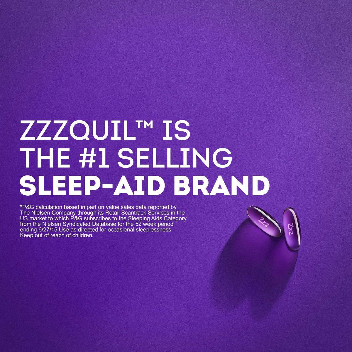 Vicks ZzzQuil Nighttime Sleep-Aid Liquicaps 24 Count