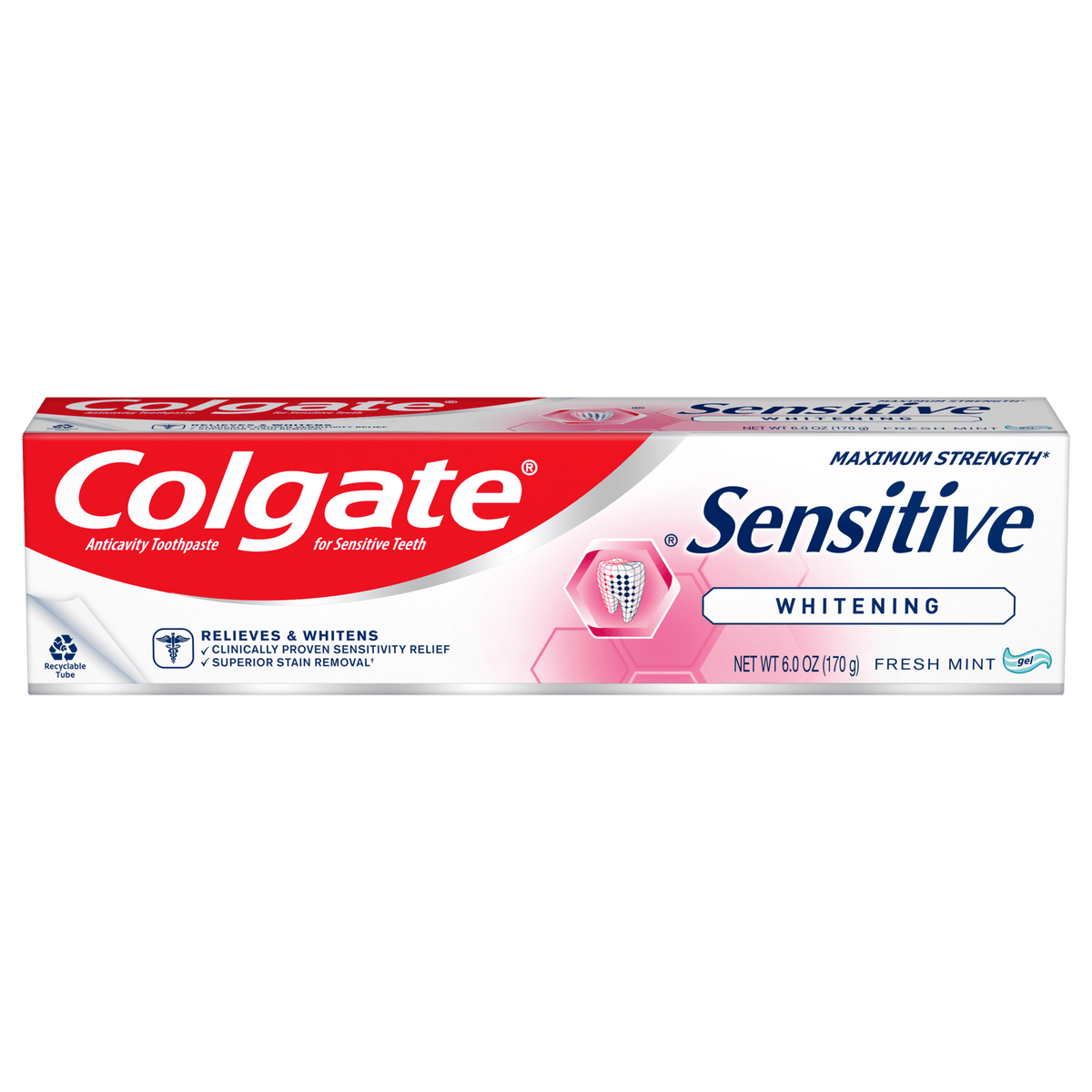 Colgate 6 oz Sensitive + Whitening product image 1