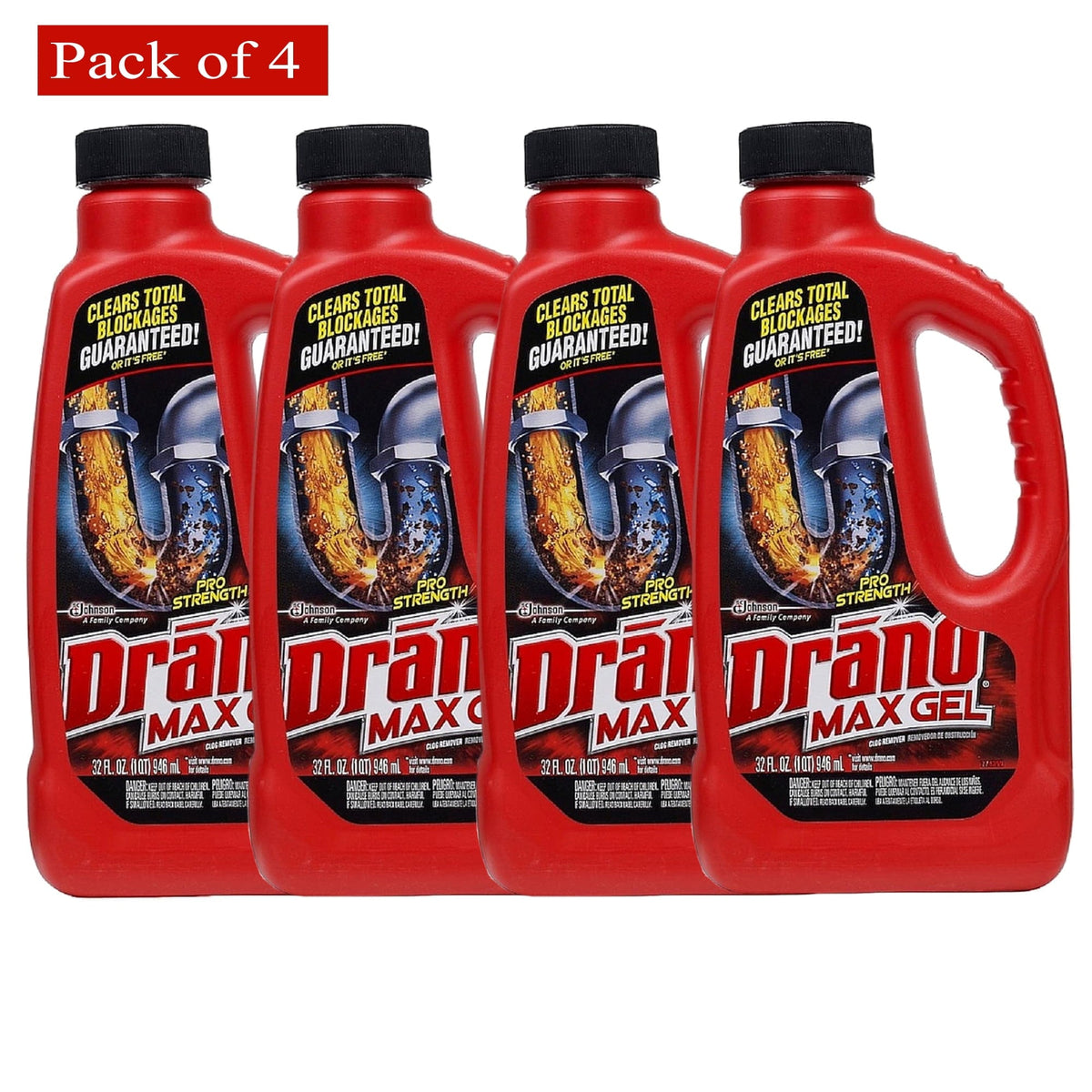 Drano Max Gel Clog Remvr 32 Oz. product image 1