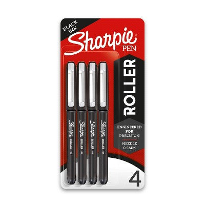 Sharpie Roller Black 4 ct product image 1