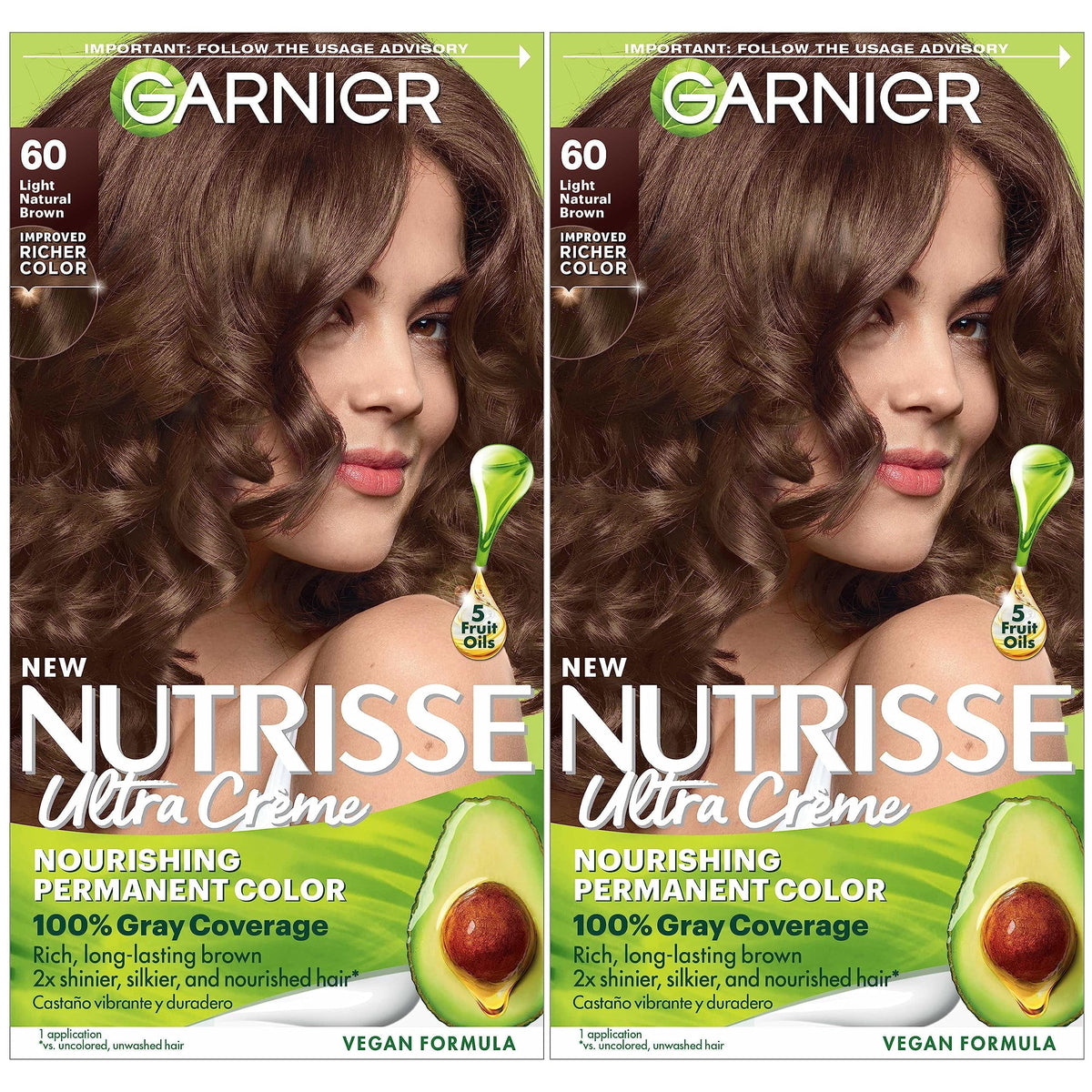 Garnier Nutrisse #60 Light Natural Brwn product image 1