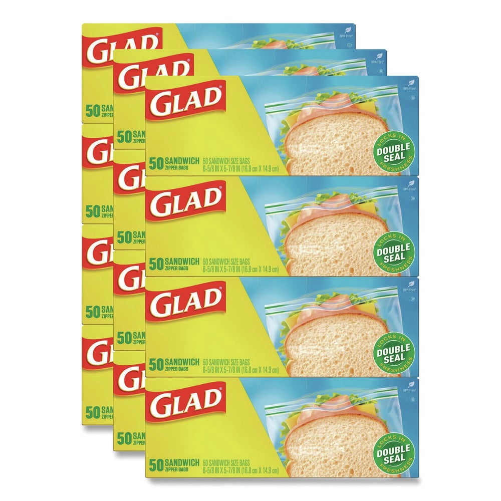 Glad Lock Sandwich Bag 12/50ct product image 1