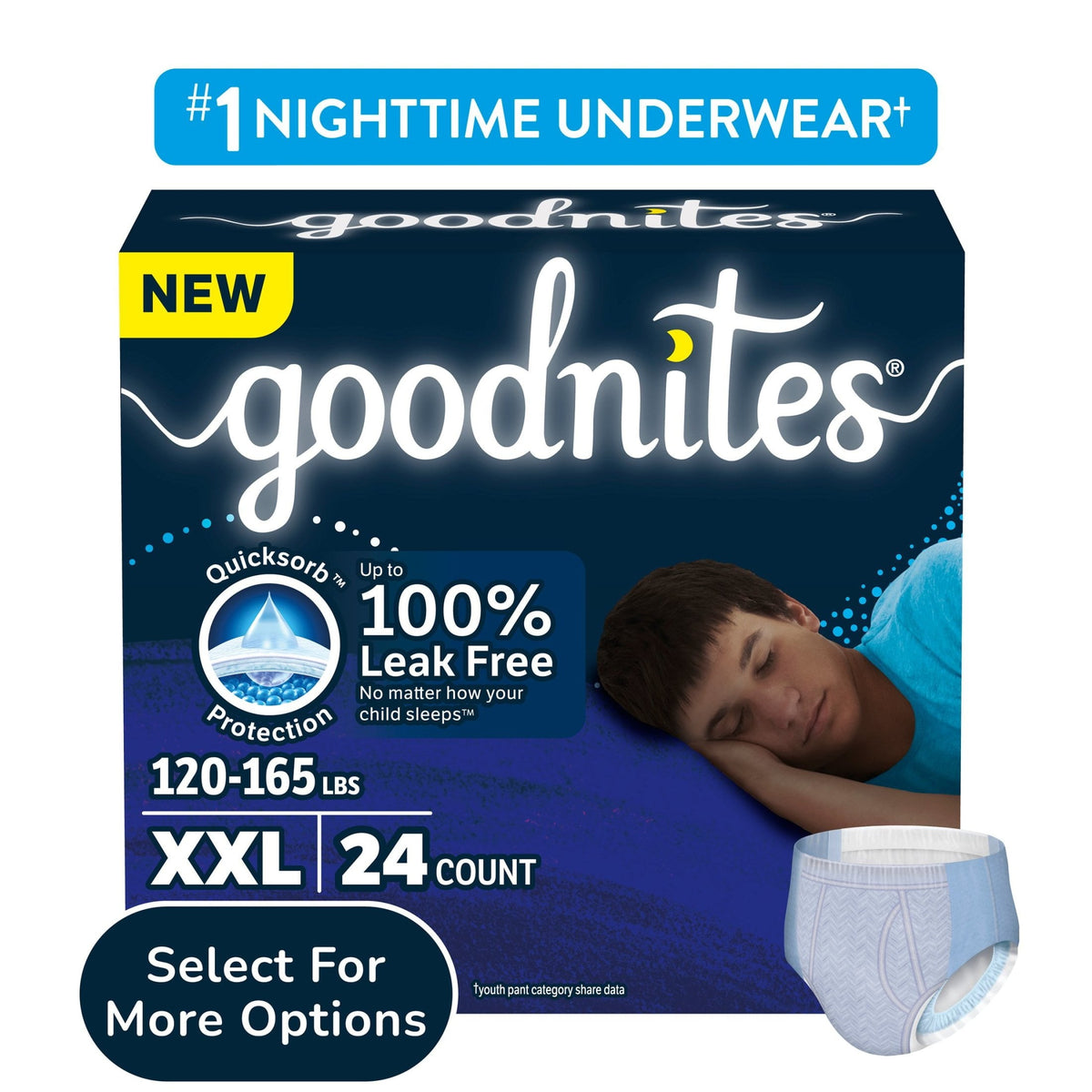 Goodnites U/pants Lrg Boy 11 ct product image 1