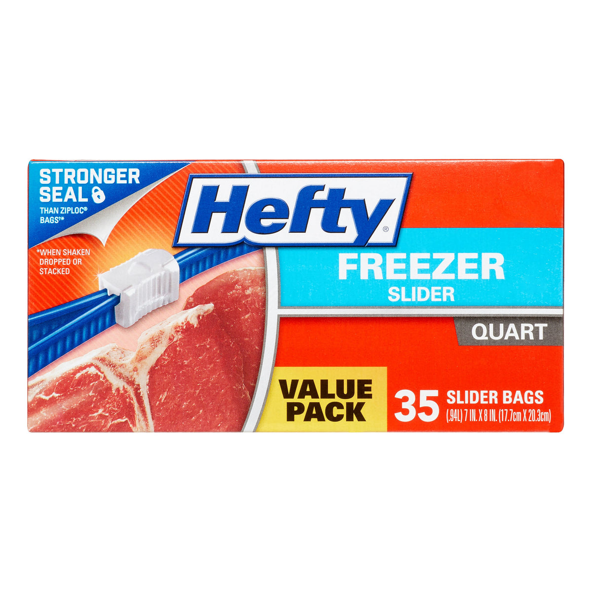 Hefty Slider Bag Quart Frzr 35c product image 1
