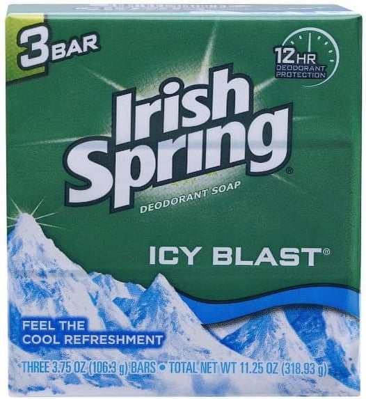 Irish Spring 3.7 oz 3 pk Icy Bst product image 1