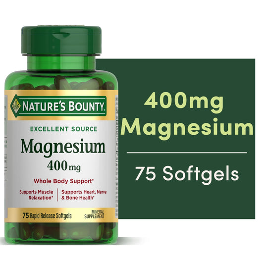 Nature's Bounty #9408 Magnesium 400mg 75 ct product image 1