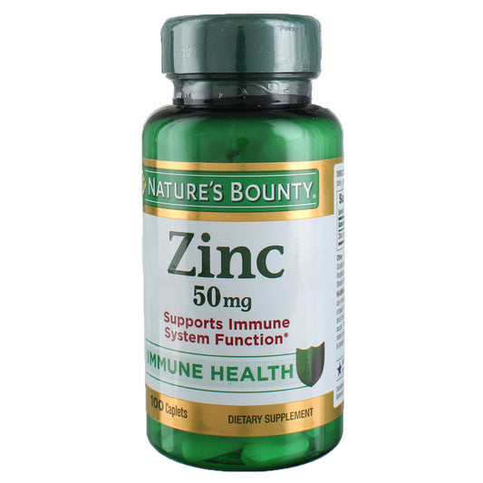 Nature's Bounty #2060 Zinc 50mg 100's product image 1
