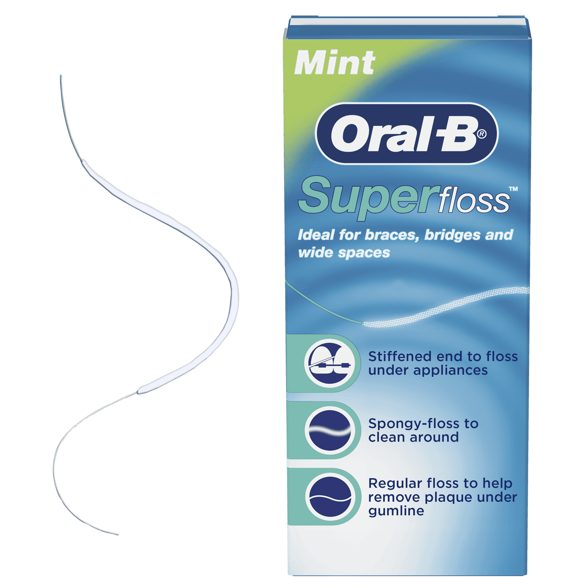 Oral B Super Floss 50's Mint product image 1