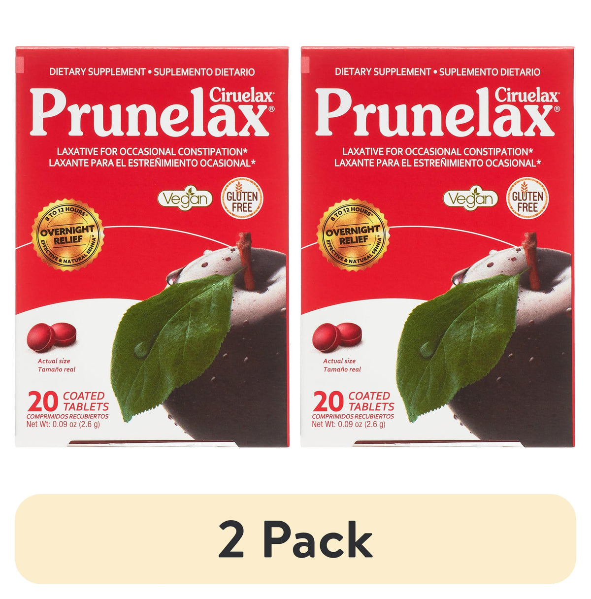 Prunelax Mini Tabs 20 ct Max product image 1