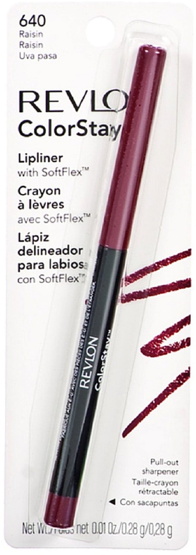 Revlon C/stay Lip Liner Raisin 640 product image 1