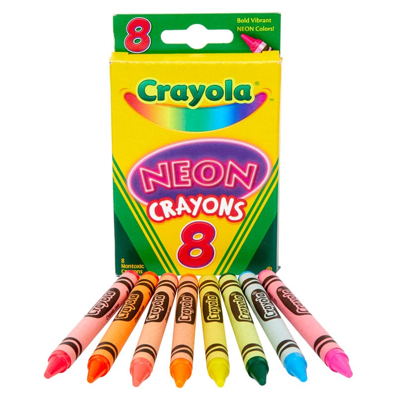 Crayola 8 ct Neon Crayons product image 1