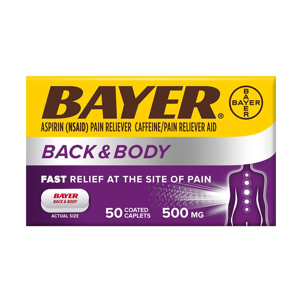 Bayer Back/bdy 50 ct E/s Caps product image 1